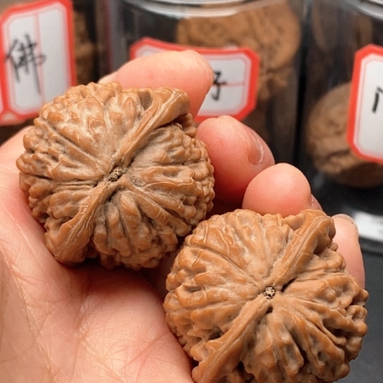 文玩核桃把件赵莲花38