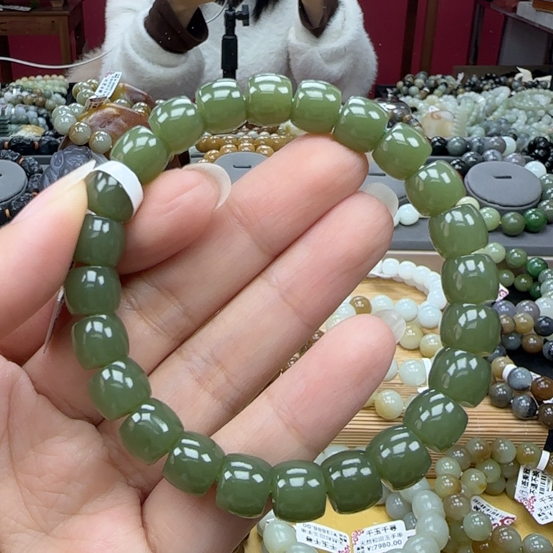 和田玉手链未镶嵌