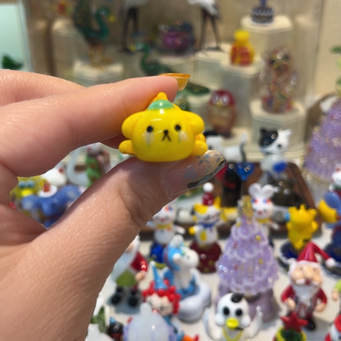 手工艺品琉璃线条小狗