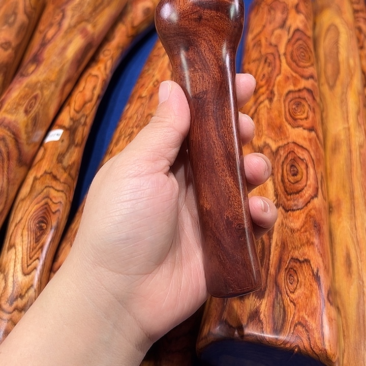 老***樊木老料紫油梨手把玩棍长14x4.5厘米