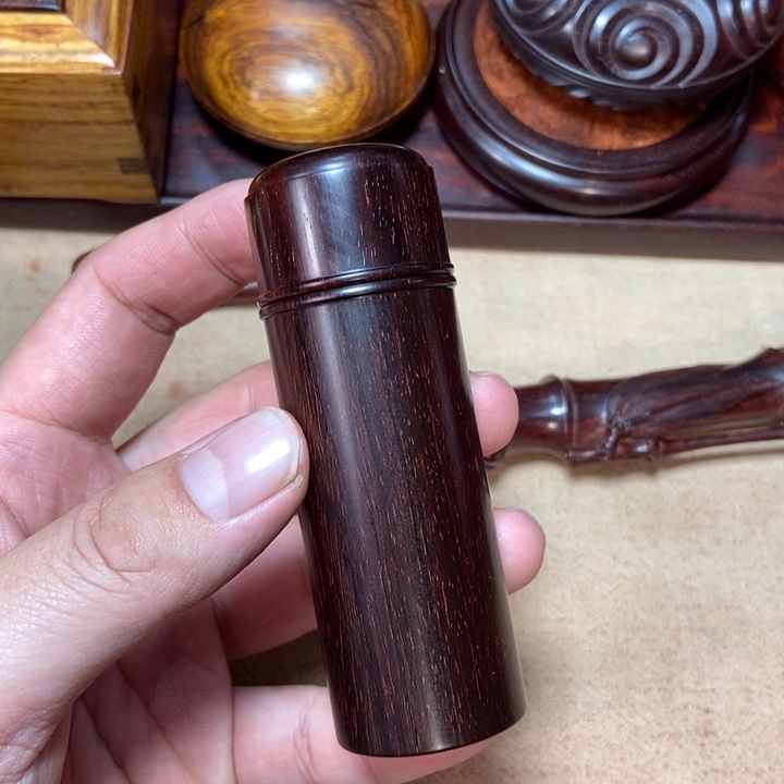 檀香紫檀（小叶紫檀）印章盒