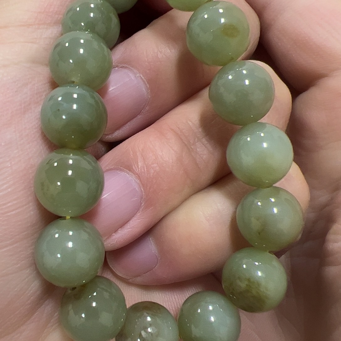 和田玉手链未镶嵌