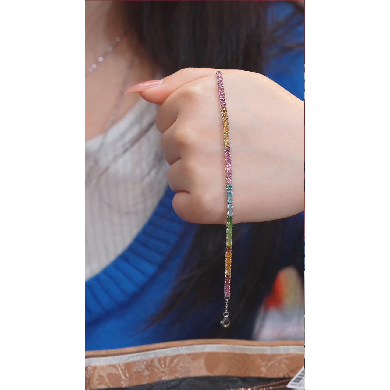 碧玺手链未镶嵌多样性发 @@W7491