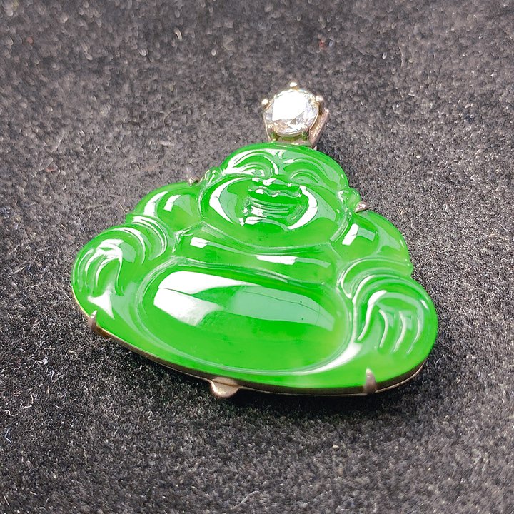 【闪购商品】翡翠银S925镶嵌颈饰翡翠