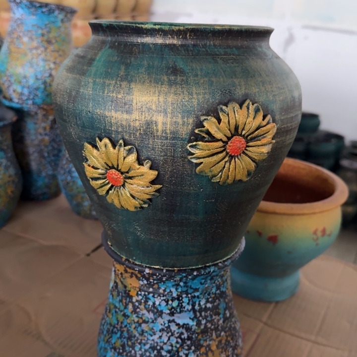 16.9-1高20口15绿金带花03