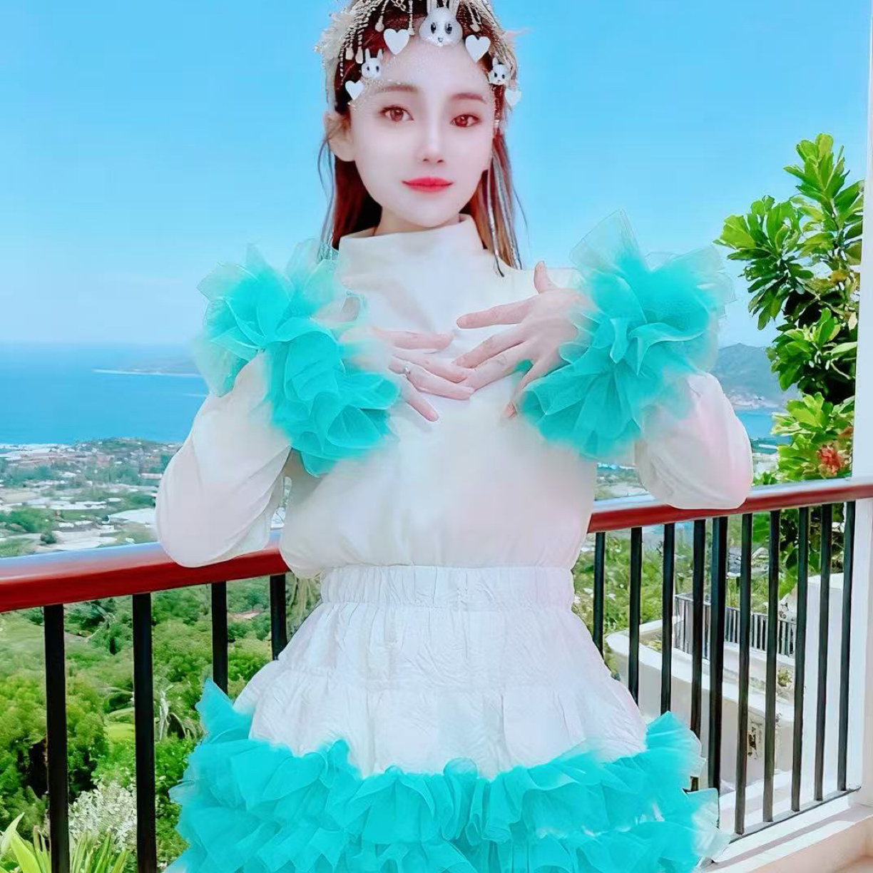 【面条仙仙】3783#设计师新款显瘦甜美仙仙内搭打底