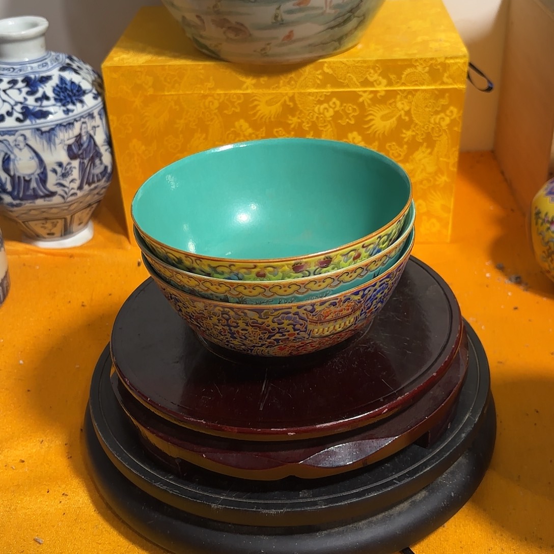 无***境瓷片花瓶摆件22222222222