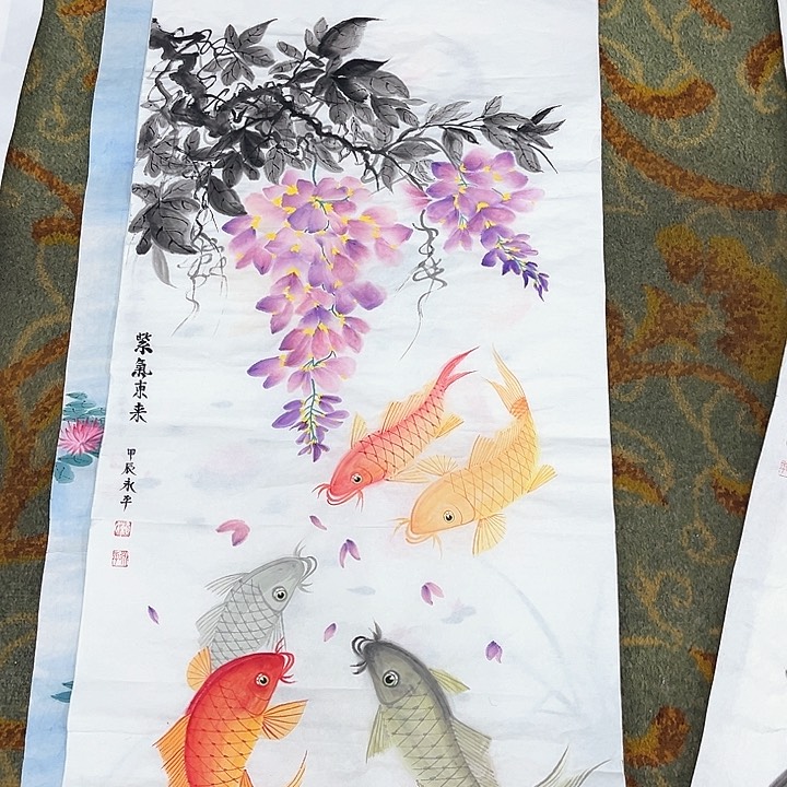 国画三尺整张赖永平