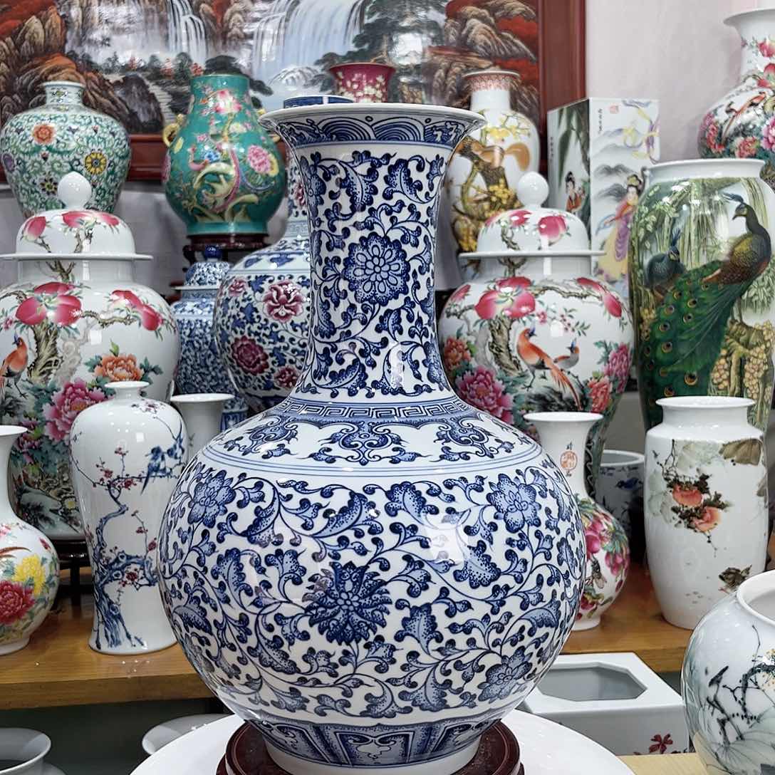 用***3摆件景德镇的陶瓷