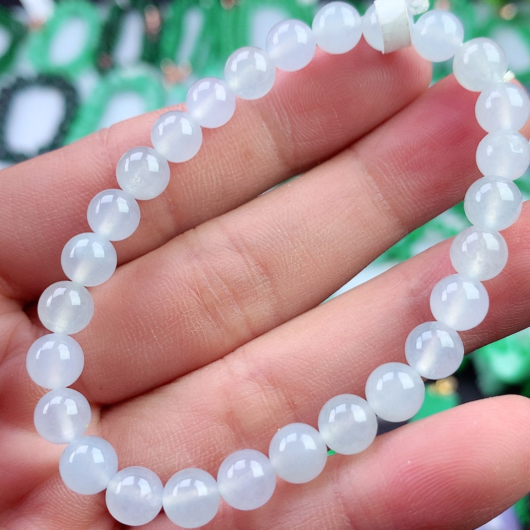 未镶嵌手链翡翠手串