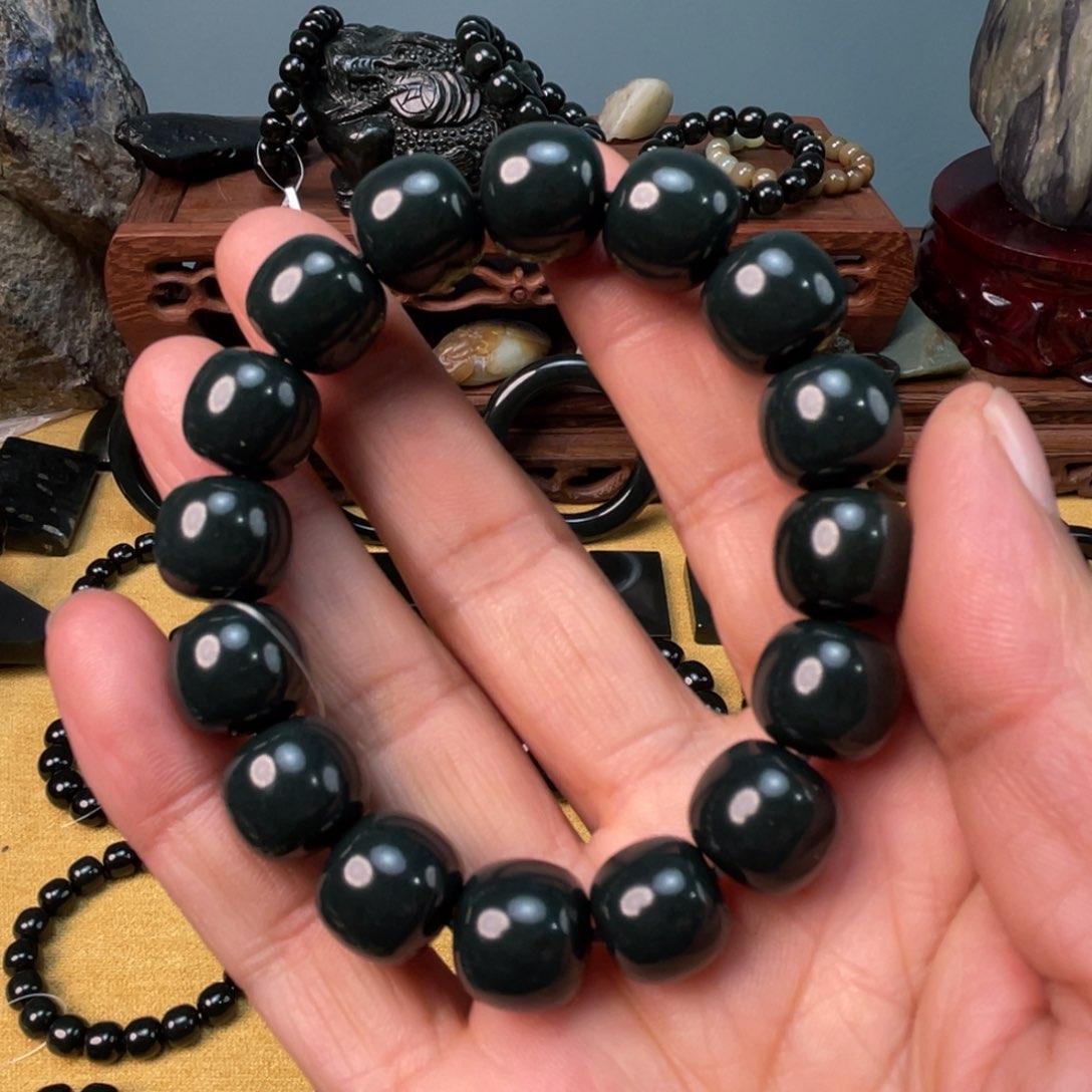 和田玉手链未镶嵌