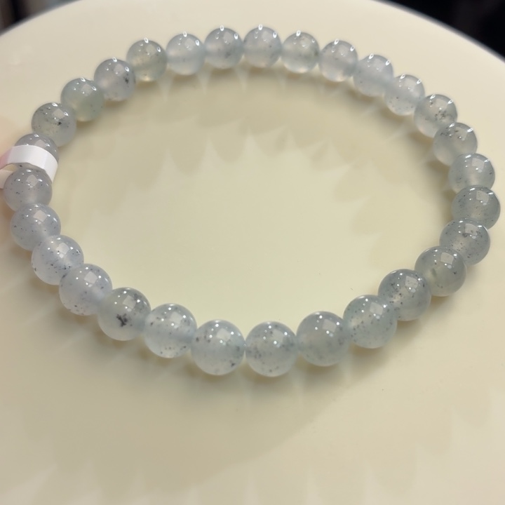 翡翠未镶嵌手链冰胶水墨丹青卡6.3