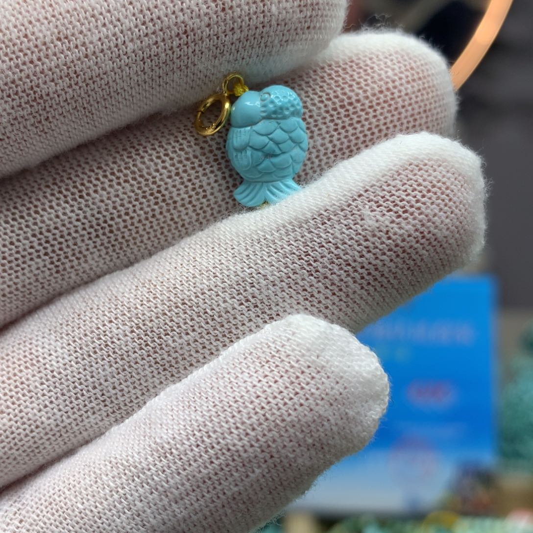 绿松石挂件未镶嵌