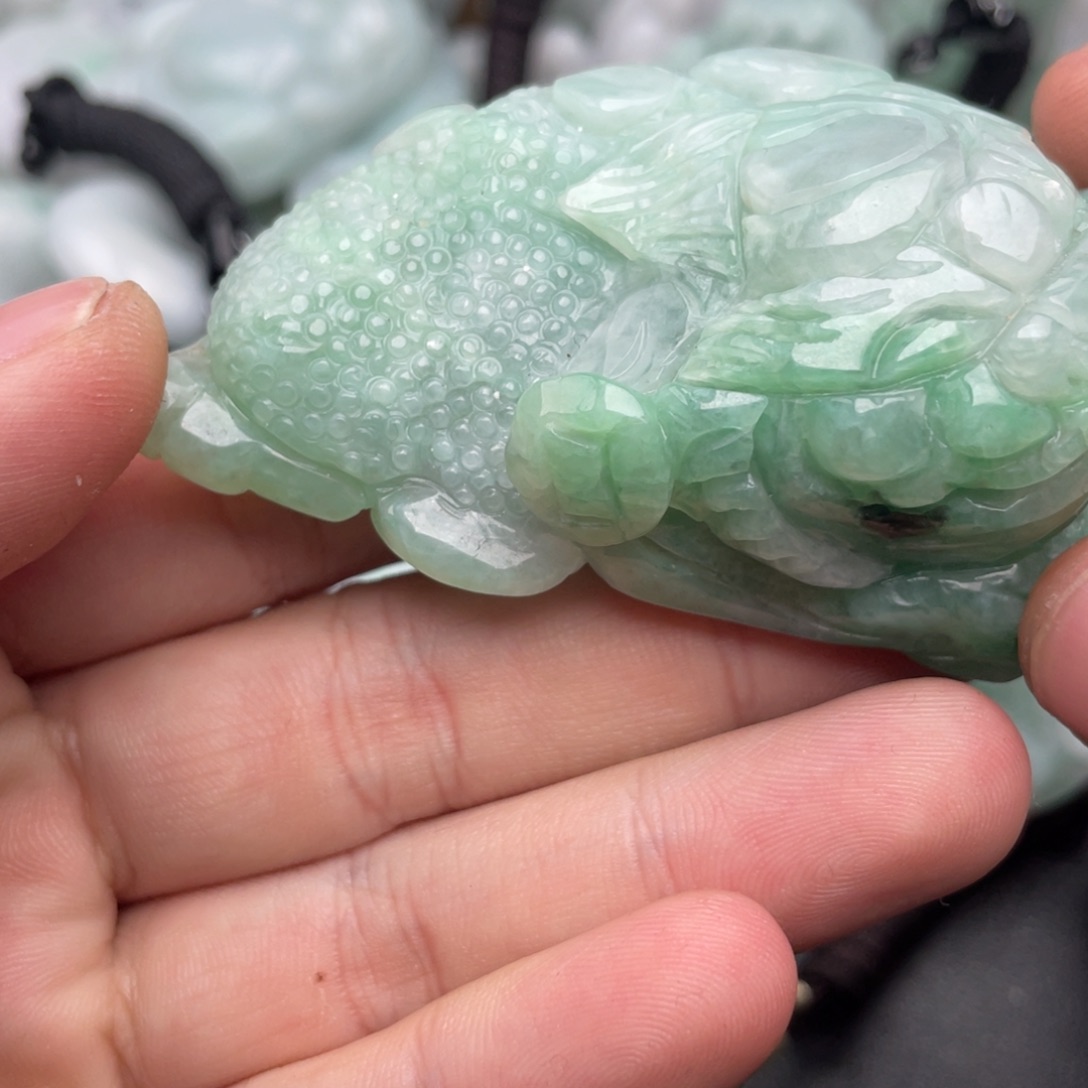 兰***序翡翠未镶嵌吊坠(不含链)