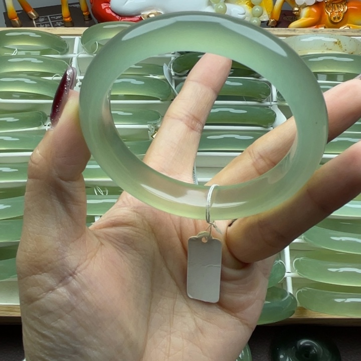 放***！岫玉未镶嵌手镯岫玉
