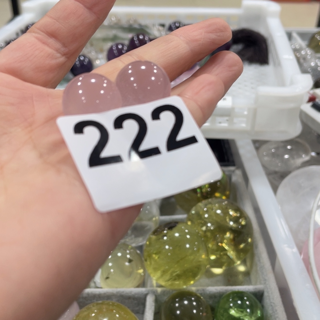 珠宝半成品水晶未镶嵌2个