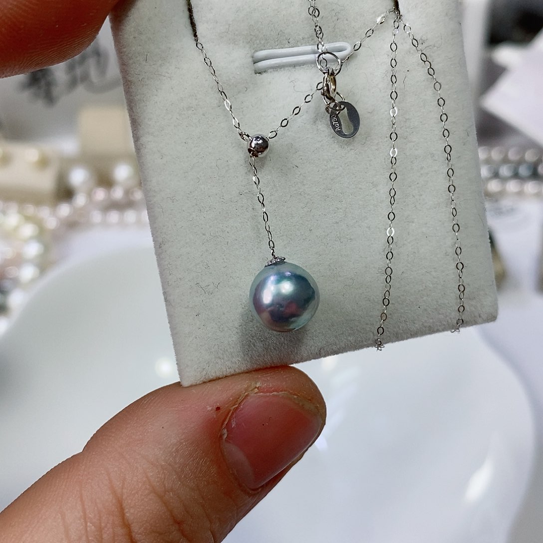 海水珍珠颈饰18K金镶嵌