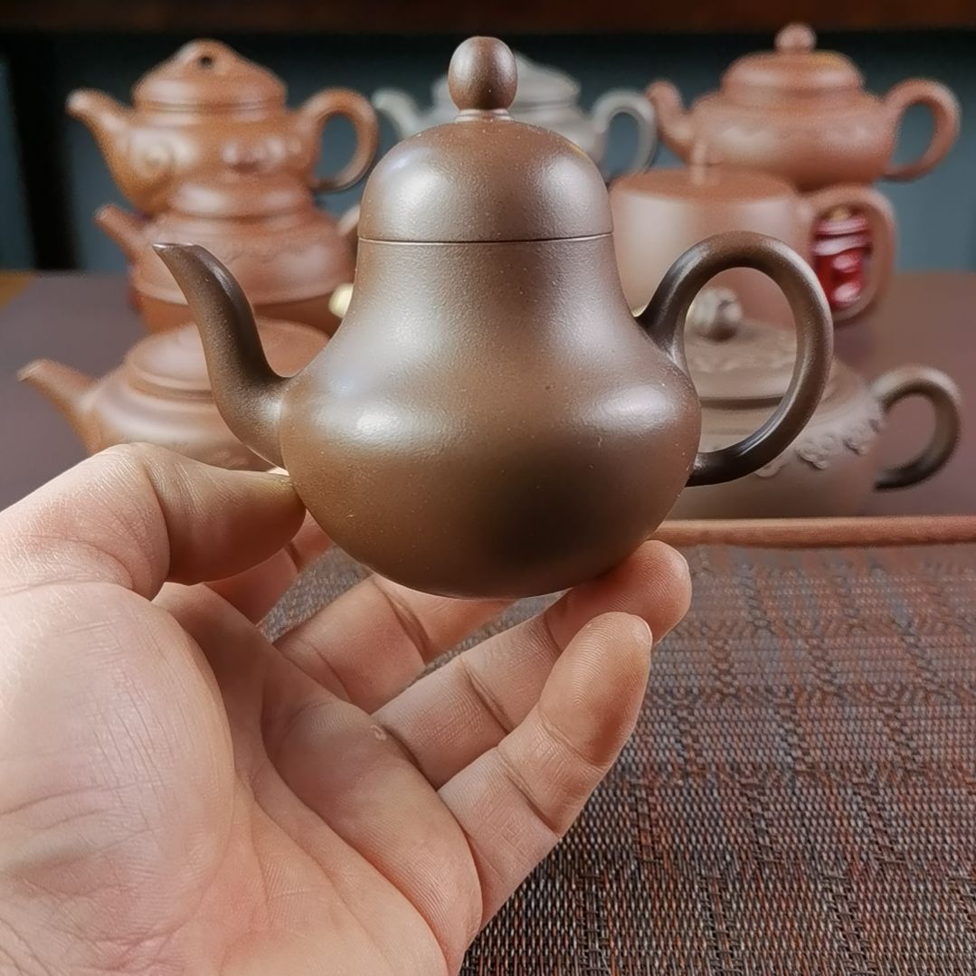 紫砂茶壶紫泥思婷150CC