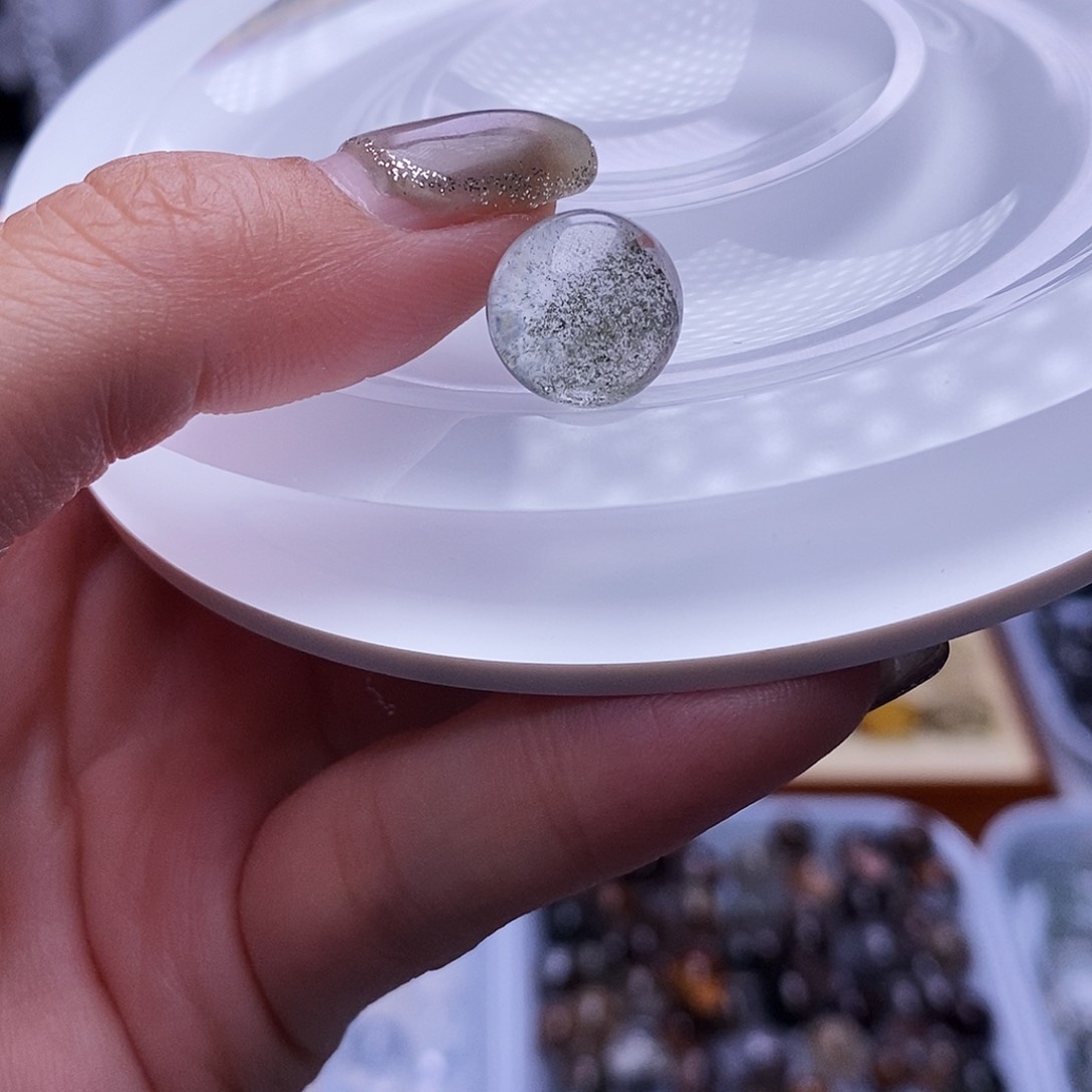 水晶天然水晶定制打孔不退不换未镶嵌