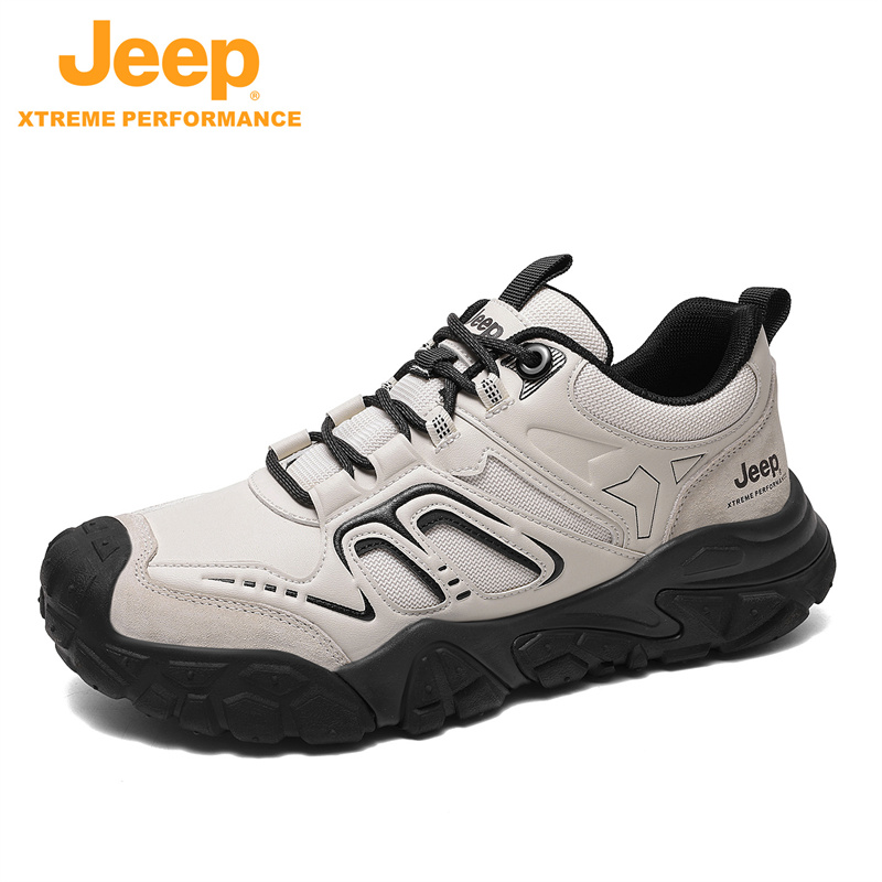 JEEP/吉普秋季户外运动软底休闲运动耐磨轻便透气户外登山徒步鞋