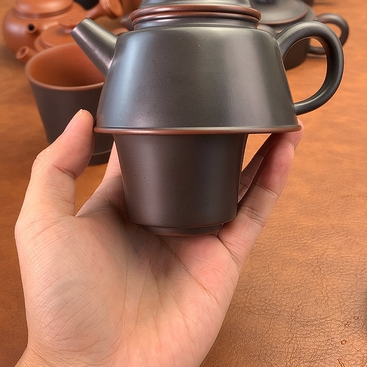 聚***木钦州坭兴坭兴陶茶壶一壶一杯