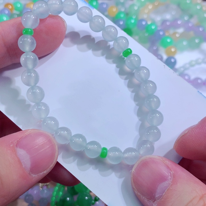 未镶嵌手链翡翠翡翠