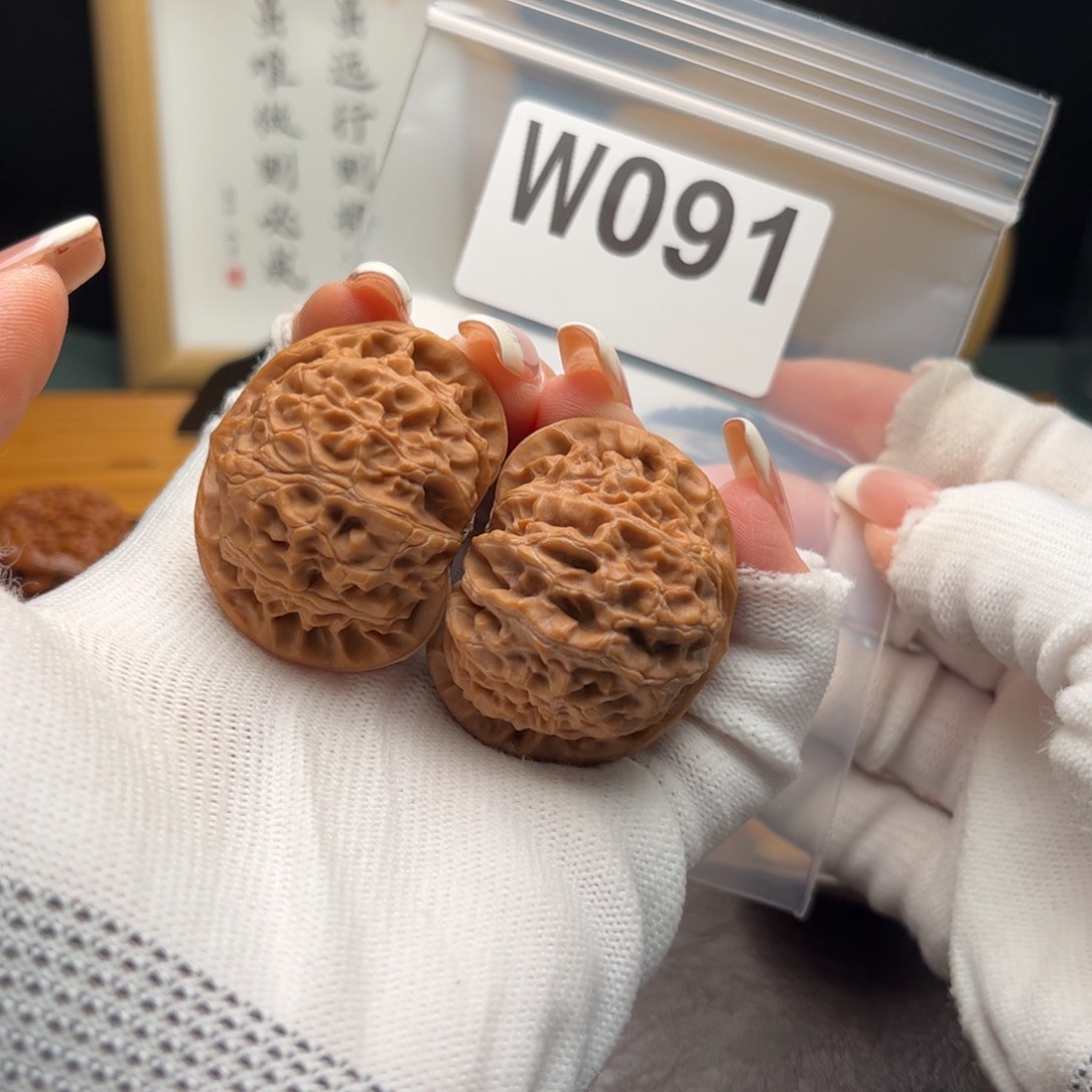 文玩核桃把件41宫灯w 091