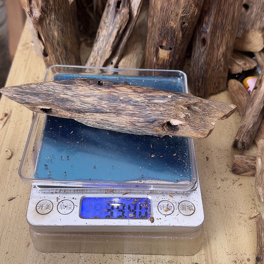 香料绿奇楠虫漏39克白棋