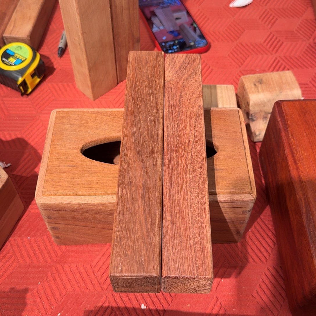 楠***妈大果紫檀25镇尺一对