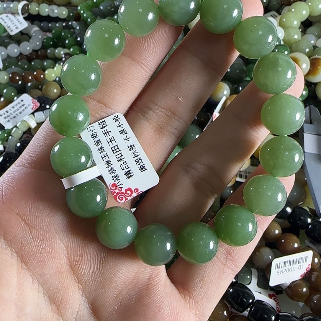 和田玉手链未镶嵌54