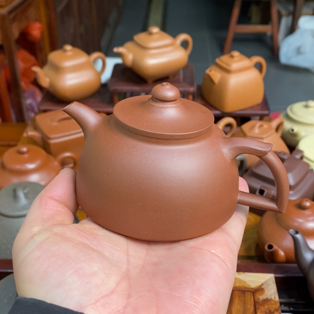 茶壶紫砂紫砂壶底槽清玉立