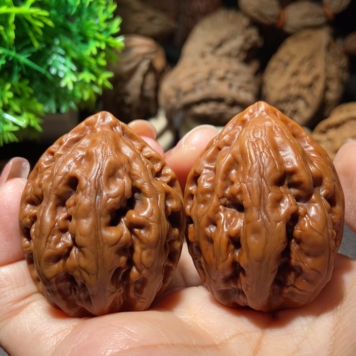 把件文玩核桃东北楸子小雪178