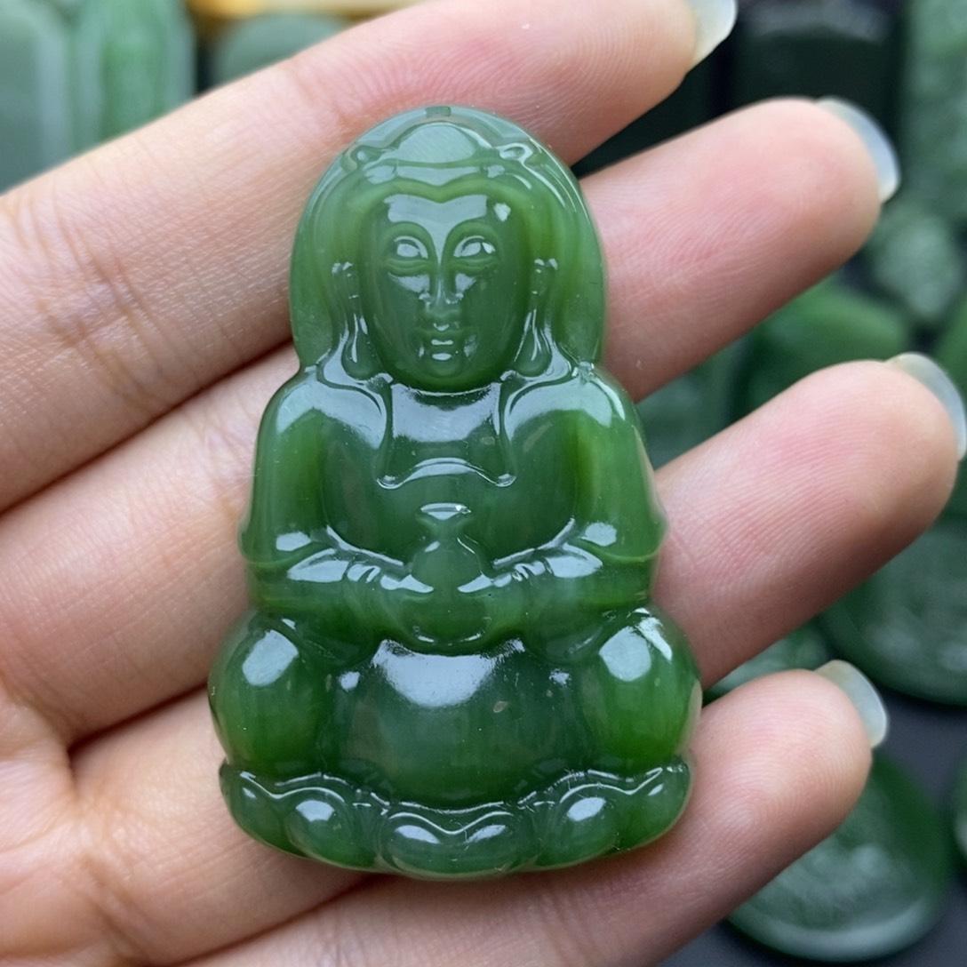 和田玉（碧玉）未镶嵌挂件