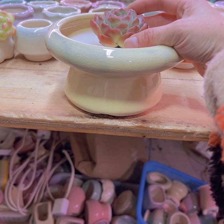 陶瓷花盆当场凑满12包邮