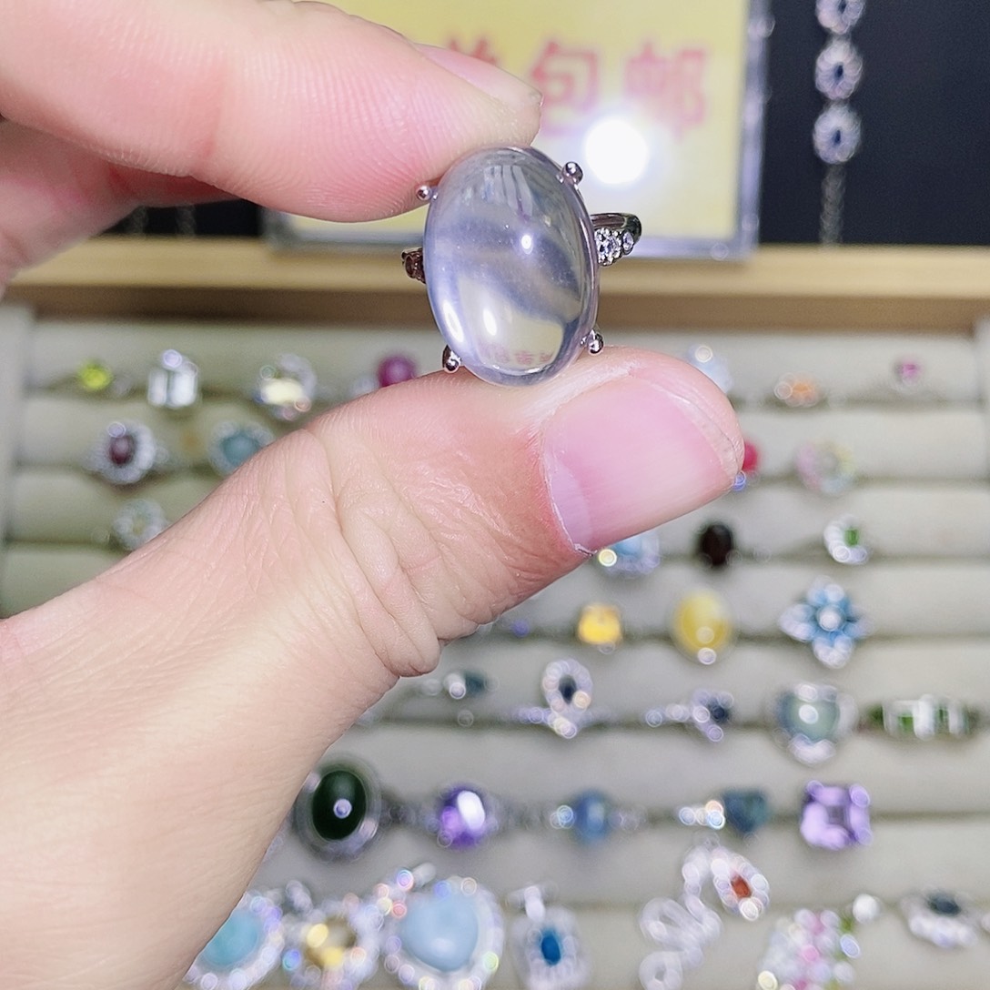 未镶嵌戒指水晶599