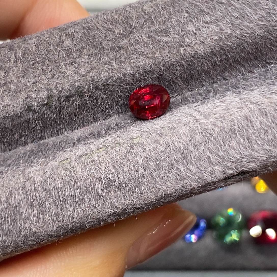红宝石裸石未镶嵌1,25克拉无烧红宝石