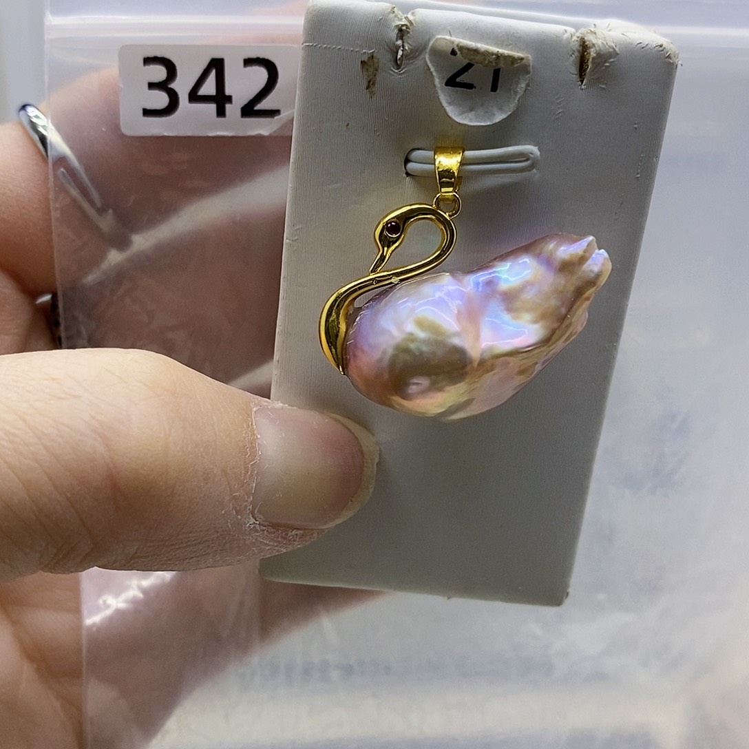 颈饰合金淡水珍珠