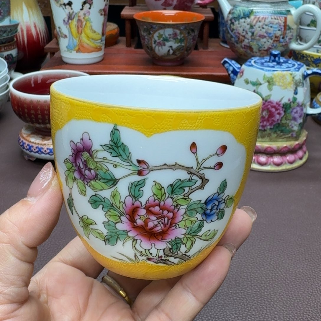 瓷片景德镇仿古手工制作精品展示