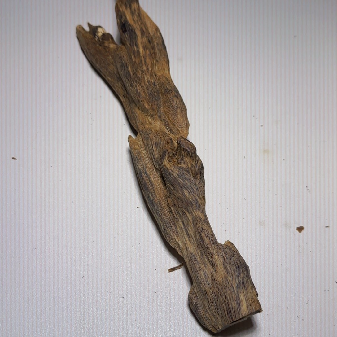 沉香木手把件用****3沉香奇楠白棋母树料154克