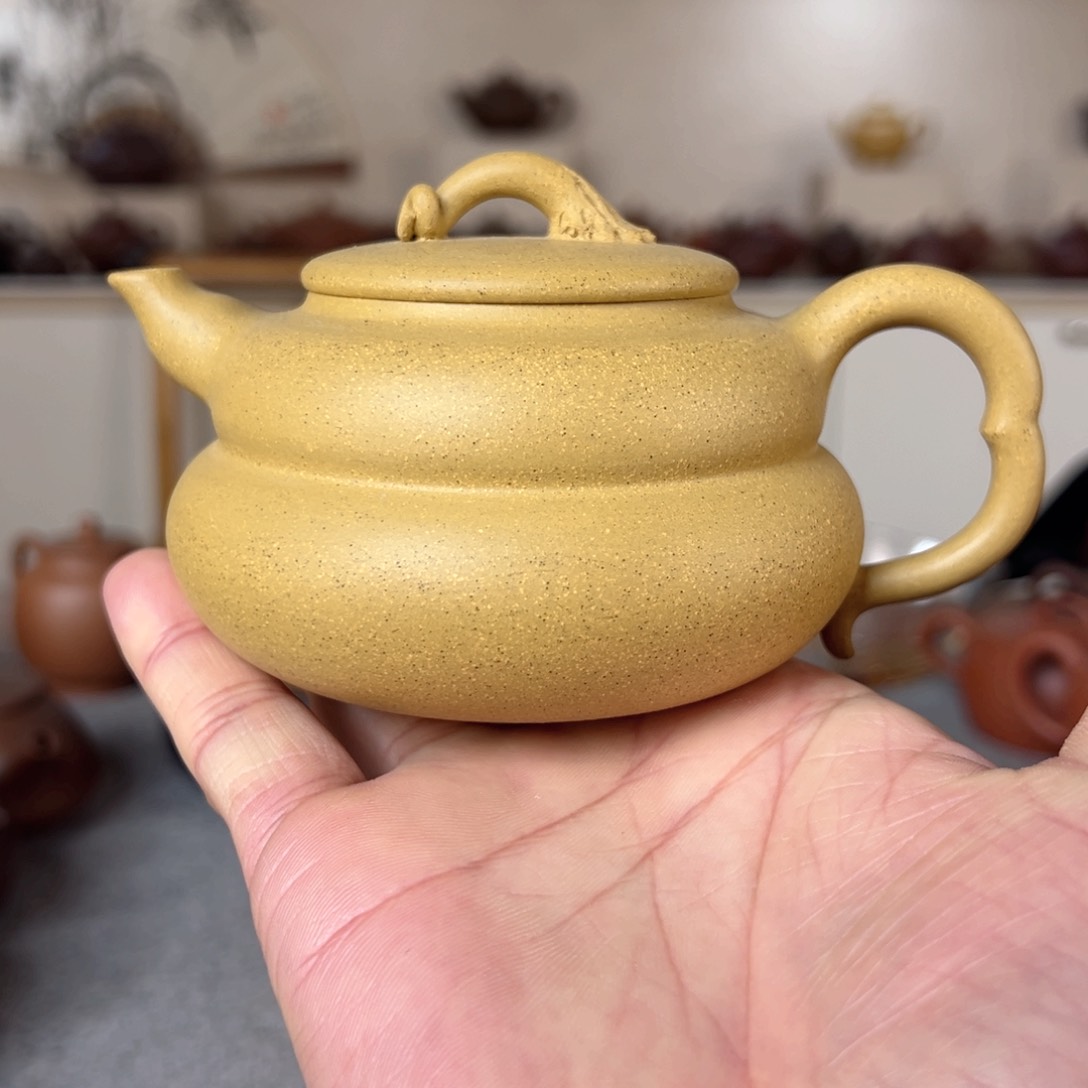 紫砂茶壶段泥全手葫芦
