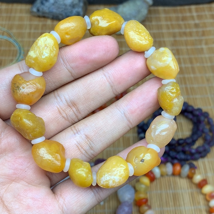 玛瑙/玉髓珠宝半成品未镶嵌青***椒
