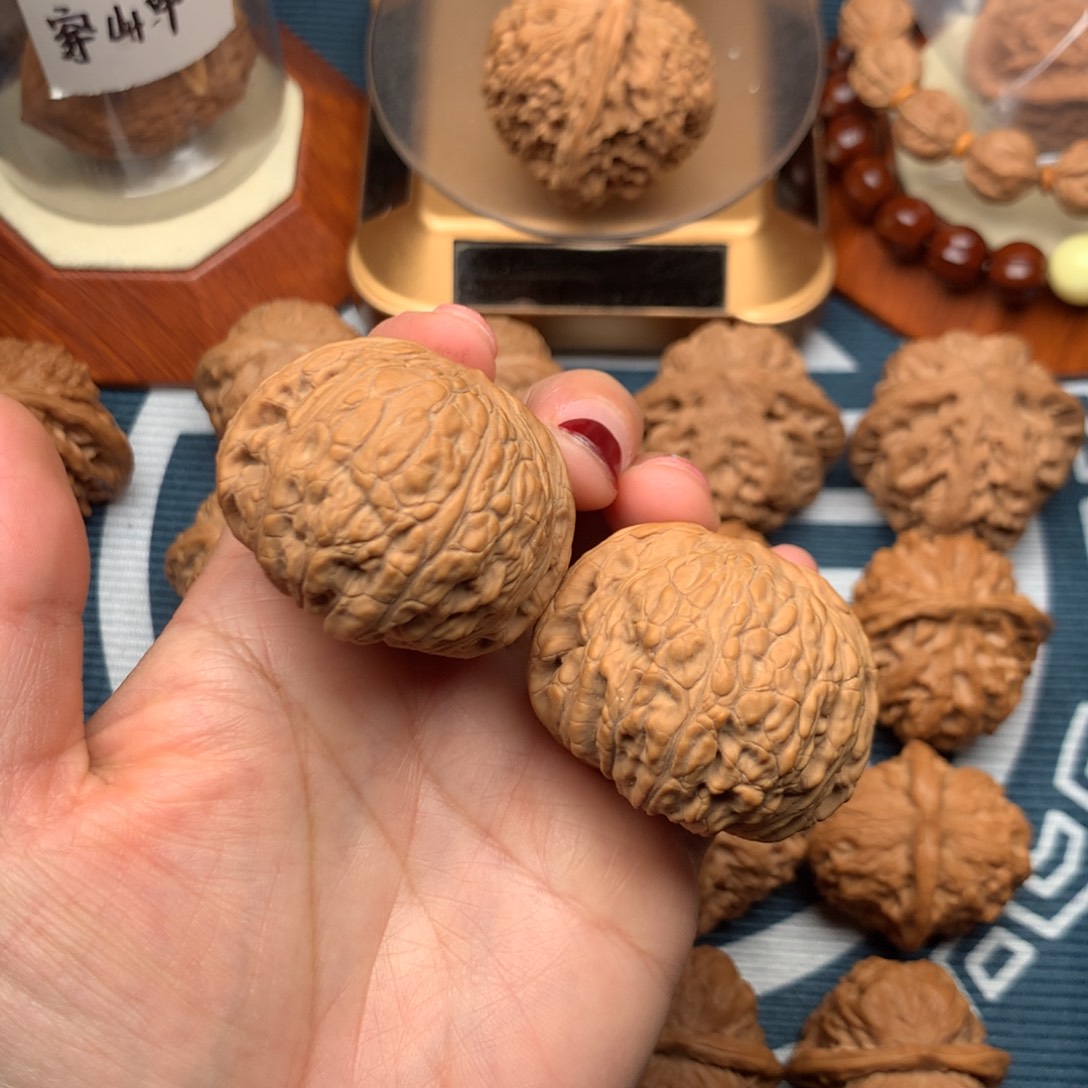 游***舍文玩核桃把件泥鳅背42