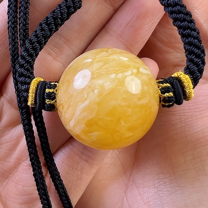 蜜蜡颈饰未镶嵌蜜蜡