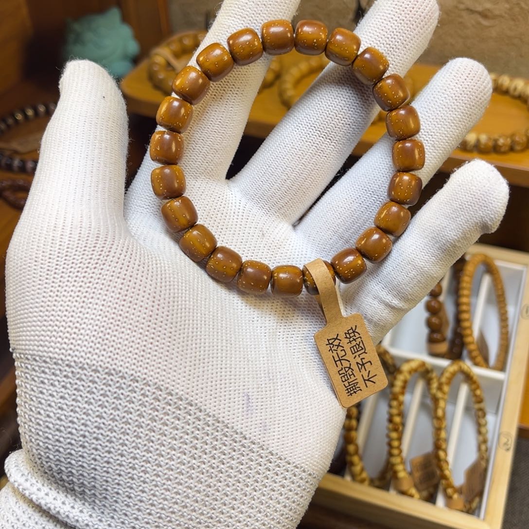 紫金鼠手串实心卡9.5少棕线福利