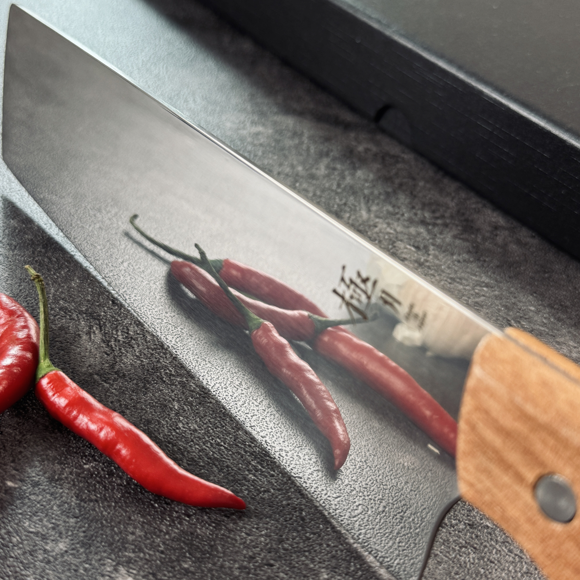 078日式小菜切菜刀水果切肉刀厨师女士家用