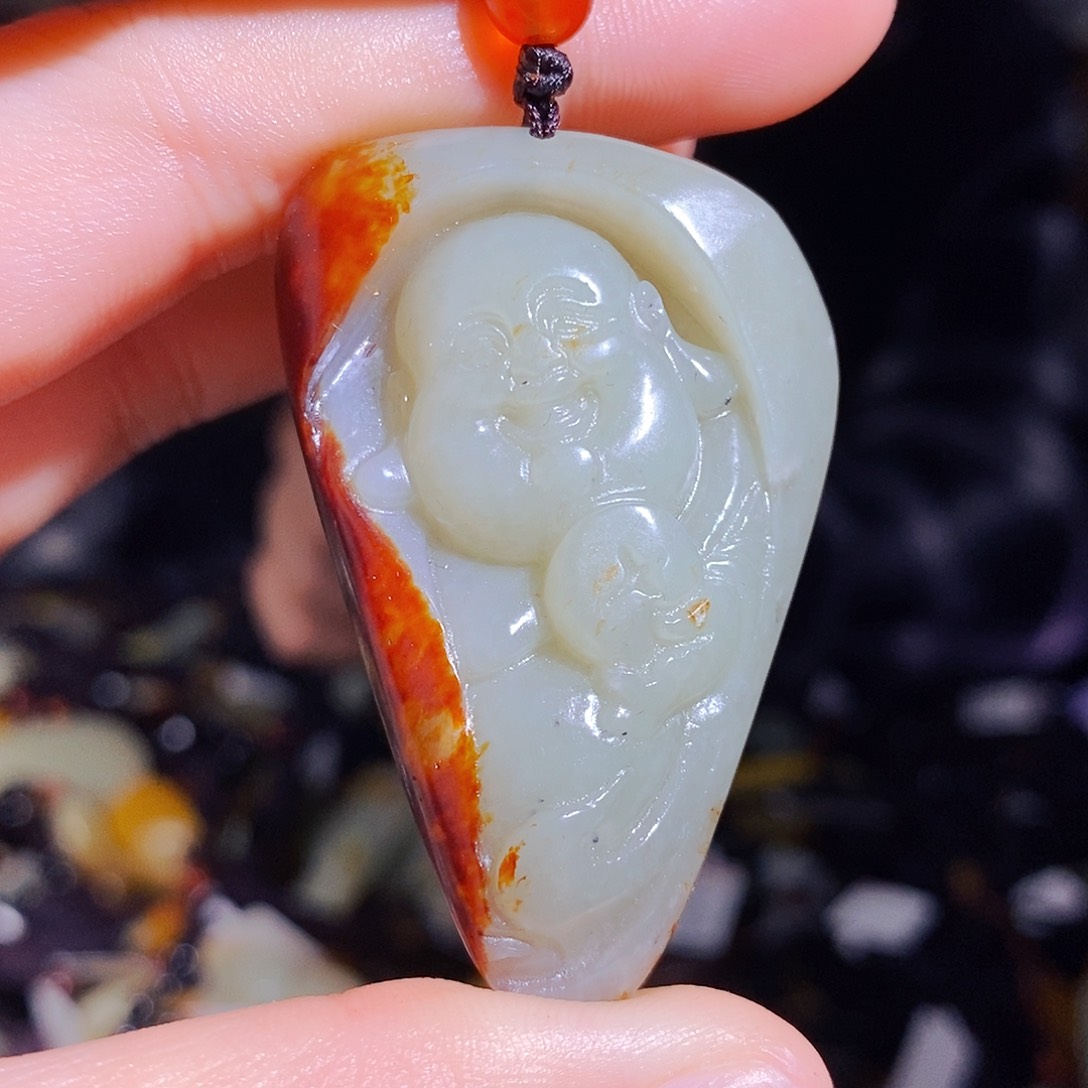 和田玉颈饰未镶嵌