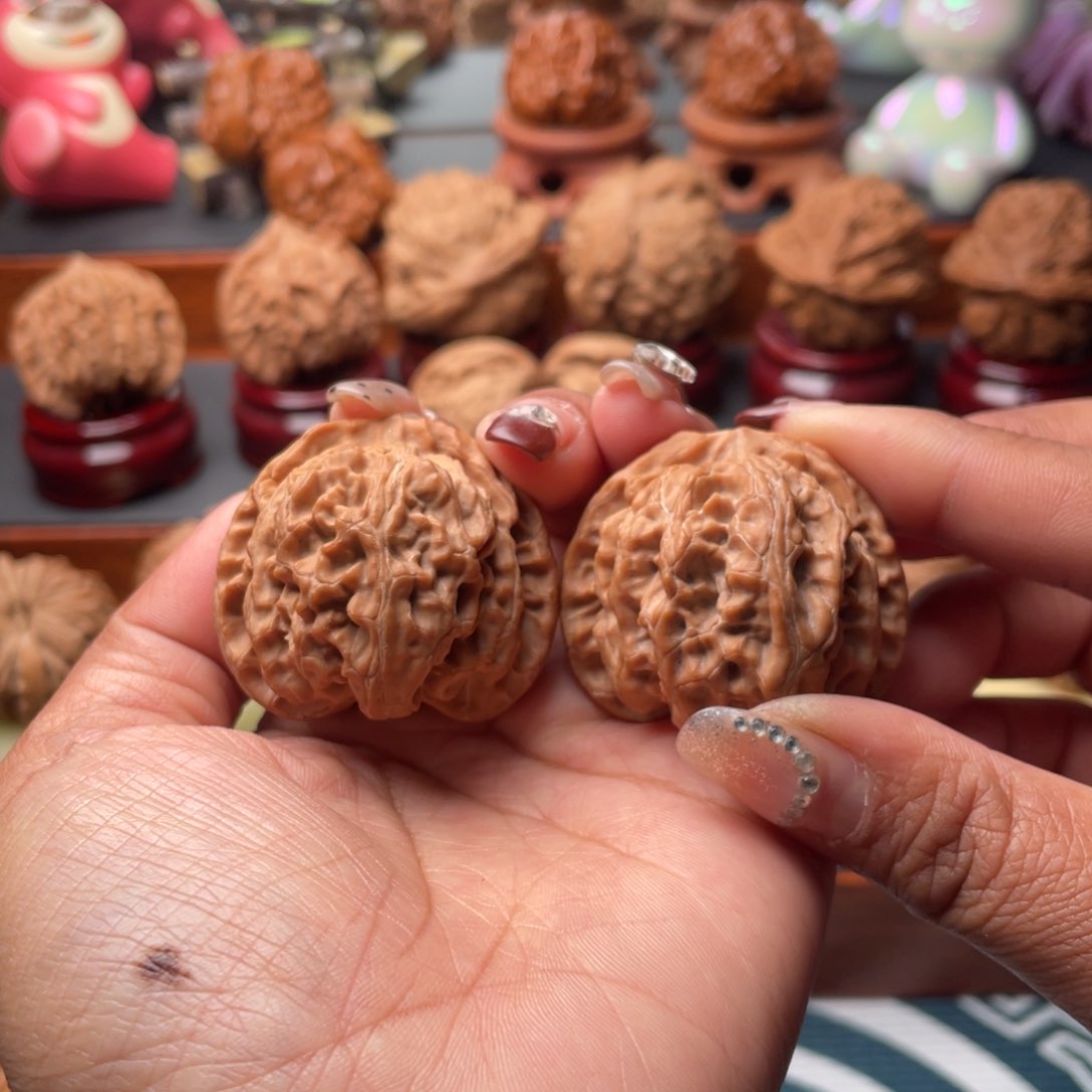 【闪购商品】文玩核桃把件苹果40