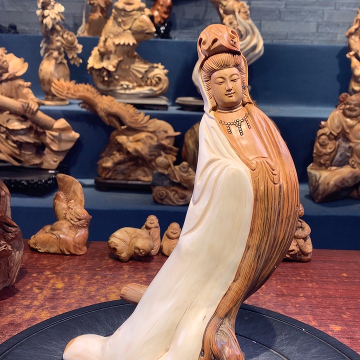 柏木（崖柏）根雕摆件