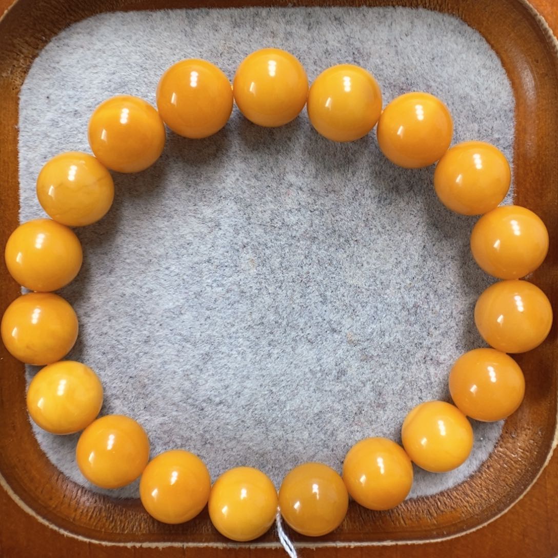蜜蜡手串未镶嵌蜜蜡