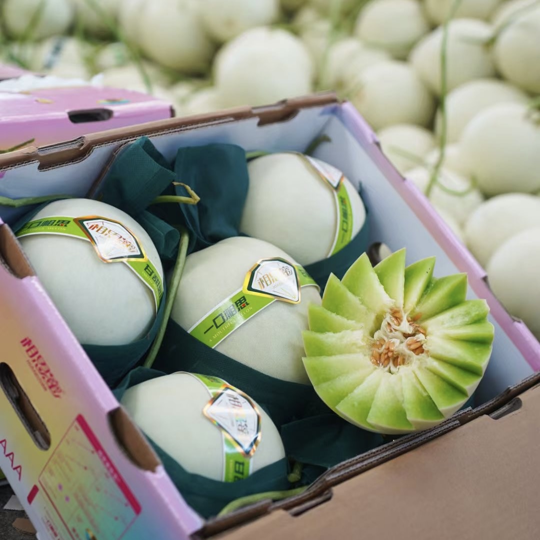 相思蜜 海南冰淇淋玉菇甜瓜 2颗分装/5颗原箱装 软糯清甜
